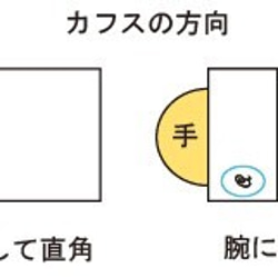 スワロフスキー　《カフス　イカリ》　クリア・パープルの2カラー　アンカー　 2枚目の画像