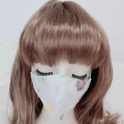 【猫シリーズ】呼吸がしやすい立体マスク 1枚売り(ニャンニャン物語) 5枚目の画像