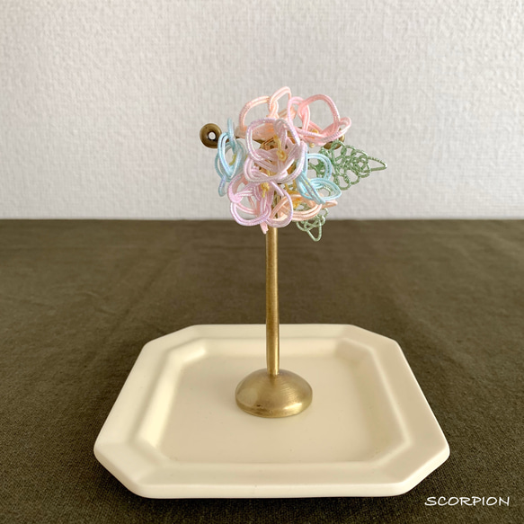 ころんと小さい紫陽花のポニーフック 7枚目の画像