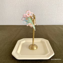 ころんと小さい紫陽花のポニーフック 8枚目の画像