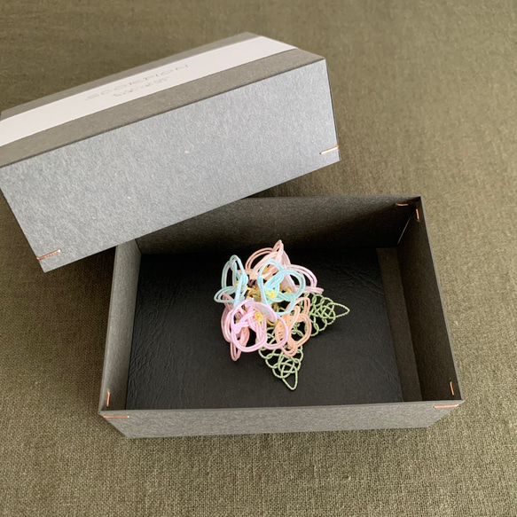 ころんと小さい紫陽花のポニーフック 5枚目の画像