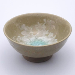 亜鉛結晶釉 小鉢（緑） 1枚目の画像