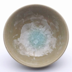 亜鉛結晶釉 小鉢（緑） 3枚目の画像