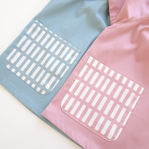 くすみカラーのお洒落スモック□80～160サイズ□ その他入園グッズ