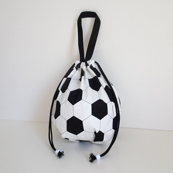 【白×黒】サッカーボール柄のボール入れ《直径23cm》 人気・おすすめ｜売れ筋商品・話題商品におすすめ コスパ重視 安心配送 国内発送・正規流通商品