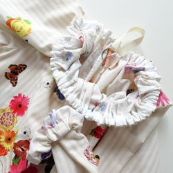 花と蝶～長袖スモック 130～160サイズ 4枚目の画像