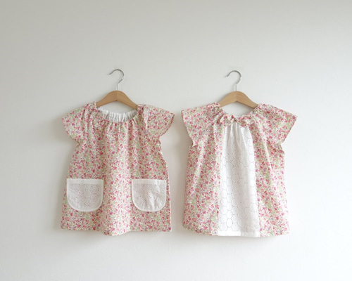 onomadeオーダースモック　薄手の生地80〜110サイズまで onomadeオーダースモック 薄手の生地80〜110サイズまで