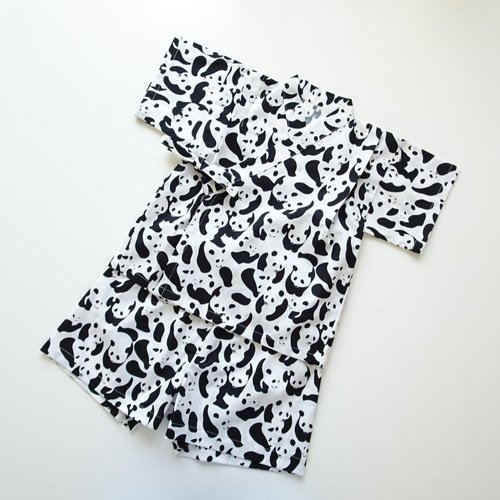 ちぃ　甚平　白　黒　120サイズ　２点 ちぃ 甚平 白 黒 120サイズ 2点 ちぃ 甚平 白 黒 120サイズ 2点 ちぃ