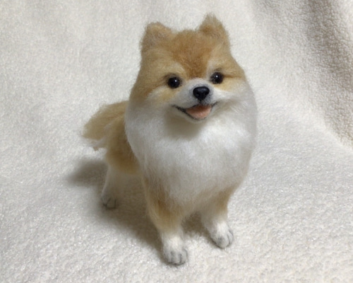 羊毛フェルト ハンドメイド 犬【ポメラニアン】Anneページ Yahoo!オークション - NE-NE 羊毛フェルト ポメラニアン 犬
