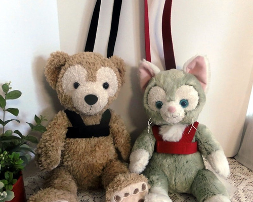 ダッフィー&ジェラトーニ ハーネス＆ショルダーベルト 赤 その他人形
