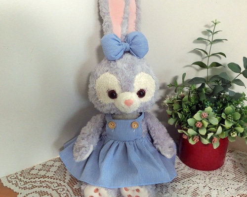 ステラルー 水色ボーダーエプロンドレス ダッフィー コスチューム 服