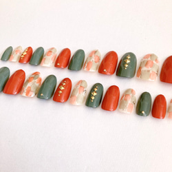 スリザリン風ネイル ネイルチップ（つけ爪） ふらっふぃ～.nail