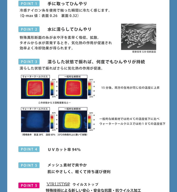 子供用立体マスク　ヒヤッとマスク　UVカット　ウォータークールクロス　接触冷感　夏マスク　リーフ柄　抗ウィルス　抗菌防臭 4枚目の画像