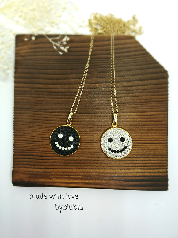 スワロフスキー　グルーデコ用 スワロフスキー ダブルクロスネックレス 4WAYデザイン