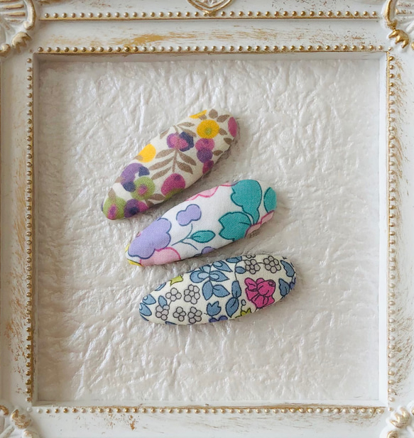 リバティ ハンドメイド パッチンピン4個45 リバティ パッチンピン 4cm ウィルトシャー ベッツィ エミリア