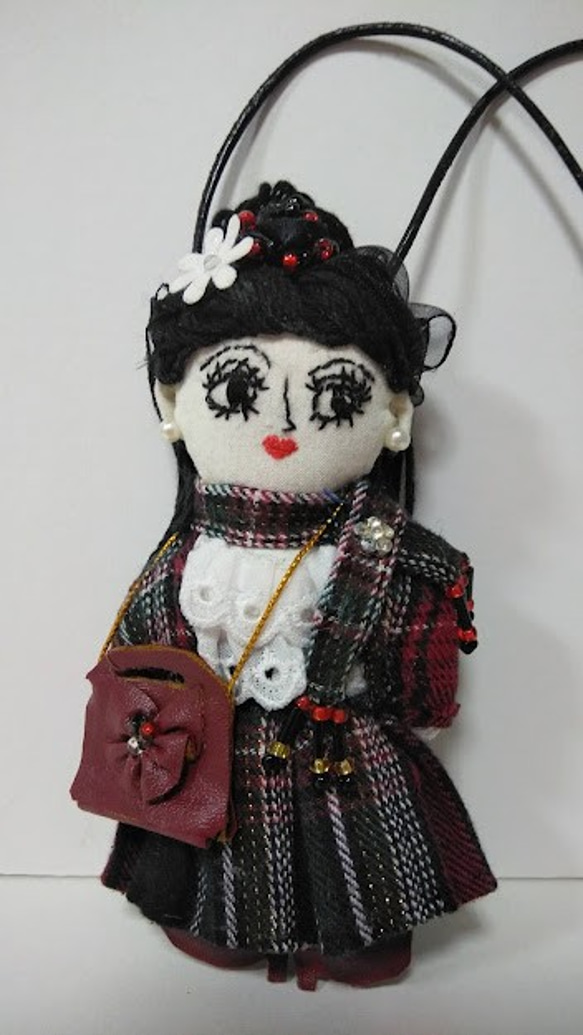 オシャレなオフィスレディー』可愛い 創作人形 プレゼント 黒髪 ドール