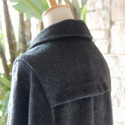 【Elegant Cape Coat】優雅灰俄羅斯藍，手感柔軟優質 第8張的照片