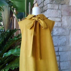 【太田獨家訂貨畫面】Linen Resort Long Dress (M) Elegant Classical Dress 第7張的照片