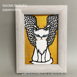 松風直美　手描き　招き猫　手描き　全新品 猫の時間 松風直美個展 訪問
