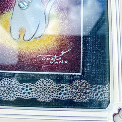 【癒しの絵】原画　～女王猫「送料無料」 ギフト 歓迎 送別 プレゼント 母の日 3枚目の画像