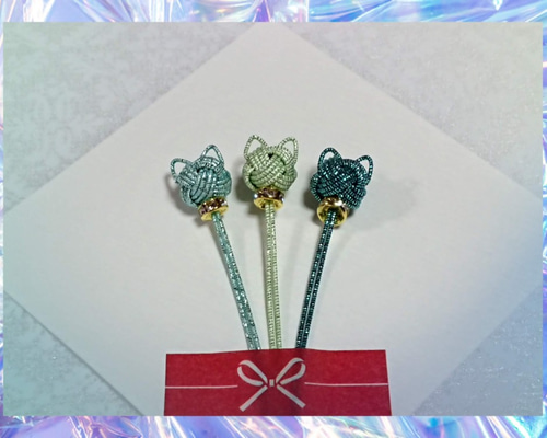 ☆しじみ応援品☆水引・ジャンピング猫・和柄・ラメ・キラキラ・チャーム・パーツ☆ ☆しじみ応援品☆水引・ジャンピング猫・和柄・ラメ・キラキラ