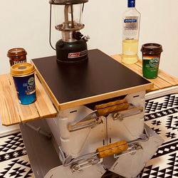 アイアンシェルフコンテナ 25 天板［木板］ シェルコン ウイングトップ