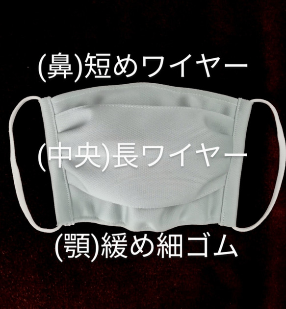 ※改良※こだわりのマスクNeo (普通サイズ)☆マックスペック®(グレー)☆《オールシーズン◎》 4枚目の画像