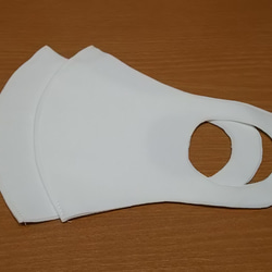 ２枚組 2way生地シンプル立体マスク 1枚目の画像