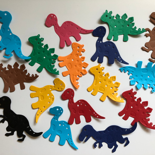 744 恐竜 メッセージカード アルバムクラフト クラフトパンチ