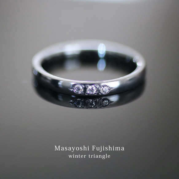 tantalum ring [winter triangle] 4枚目の画像