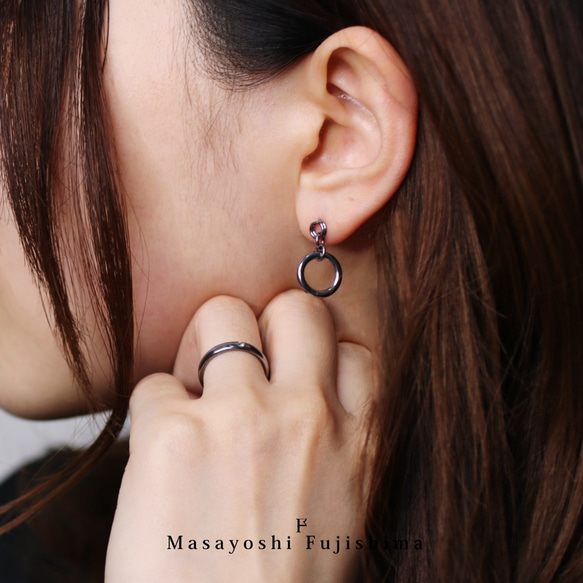 tantalum pierces 7 ピアス（フック・チェーン） FUJISHIMA