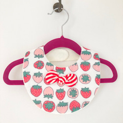 いちご（苺）・ストロベリー スタイ・よだれかけ（新生児・赤ちゃん