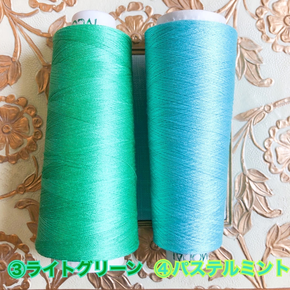 イニシャルオーダーお花リースお名前ワッペンアイロンシール2way【ツイル生地、ピンクお花】 6枚目の画像