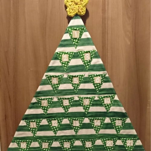 毎年使える＊アドベントカレンダー＊クリスマス＊タペストリー＊北欧風