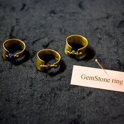 gemstone ring 2枚目の画像