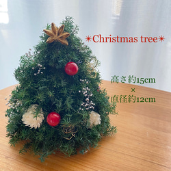 残り1つ✴︎Christmas tree❤︎クリスマスツリー✴︎ 赤 2枚目の画像