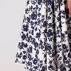 （再販）花柄プリントコットン　ギャザースカート 5枚目の画像
