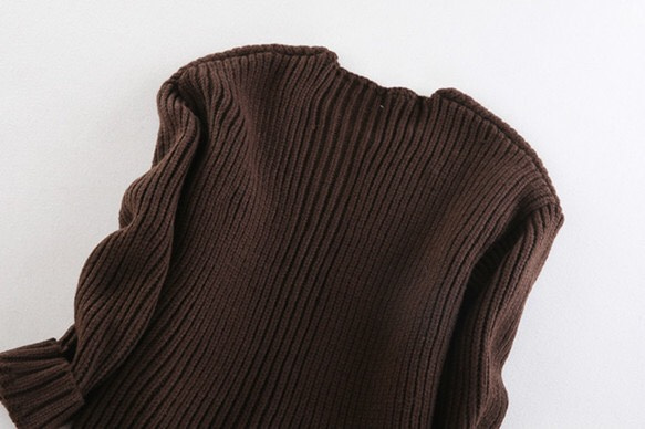（再販）秋冬の着回しアイテム　セーター　ショットコート 5枚目の画像