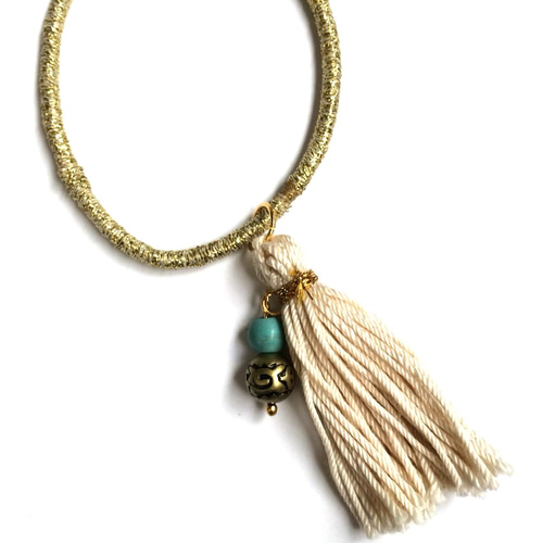 タッセルヘアゴム ヘアゴム Maame 通販 1390418｜Creema(クリーマ)