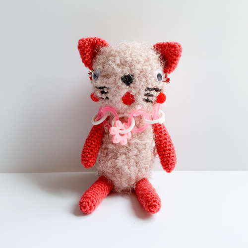 ☆おしゃれなねこちゃん☆あみぐるみ☆ あみぐるみ ぽよぽよ 通販