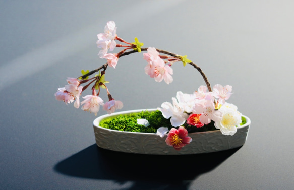 お家でお花見　桜の小さなお庭 2枚目の画像