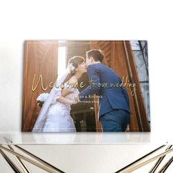 ウェルカムボード 結婚式 写真入りポスターパネル印刷　#12 3枚目の画像