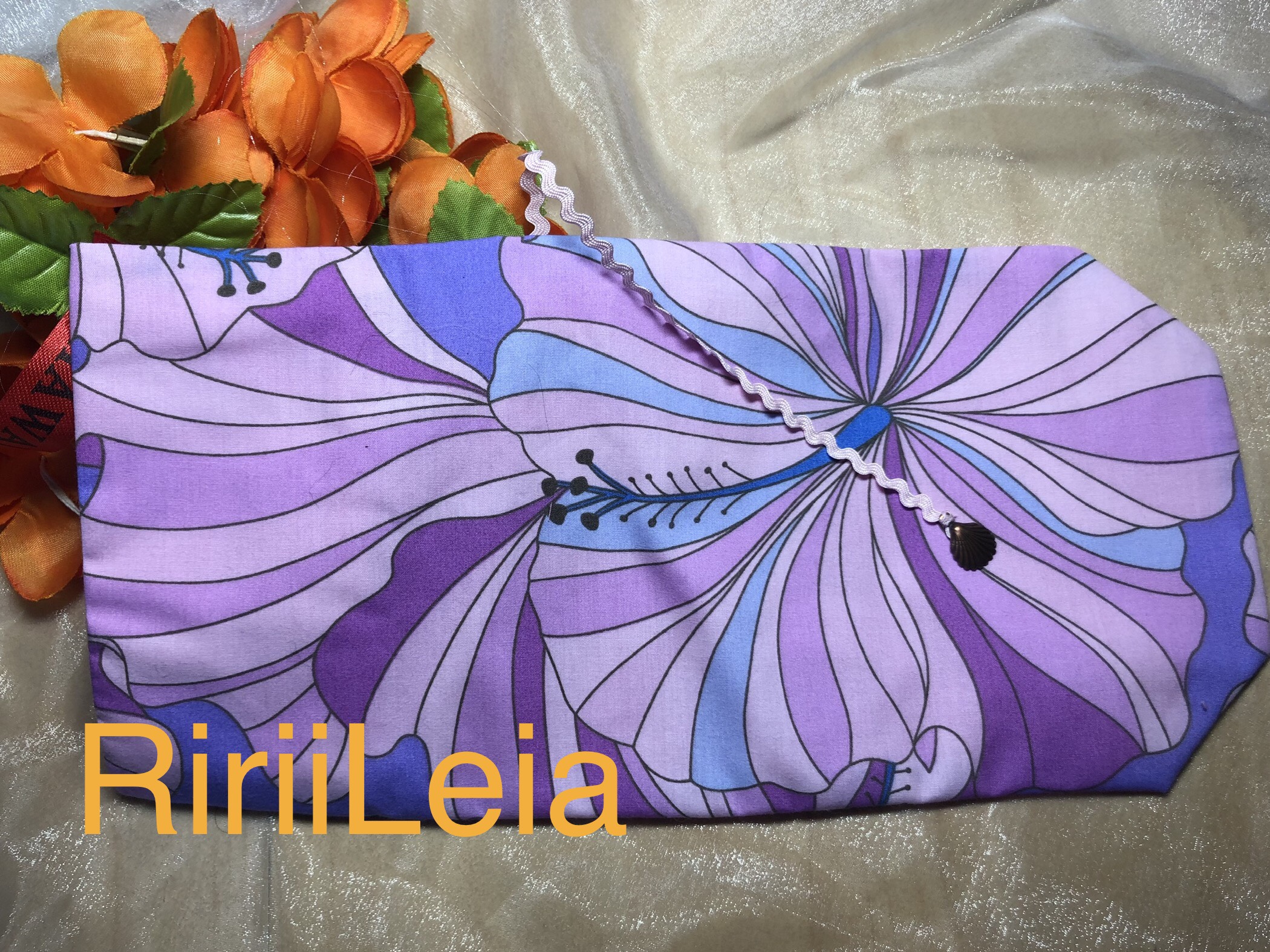【Jin】 花模様のかご (オーダー、ブルー&紫&ピンク)  3点セット Jin様専用】 花模様のかご (オーダー、ブルー&紫&ピンク) 3点セット