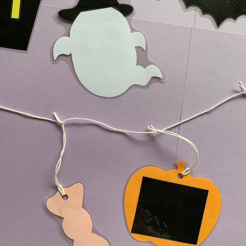 ハンドメイド 壁面飾り☆10月ハロウィン ガーランド【保育園/施設