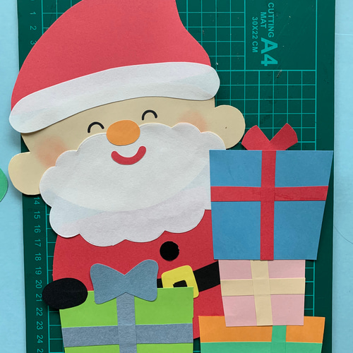 ハンドメイド 壁面飾り☆12月クリスマス【保育園/施設】サンタ