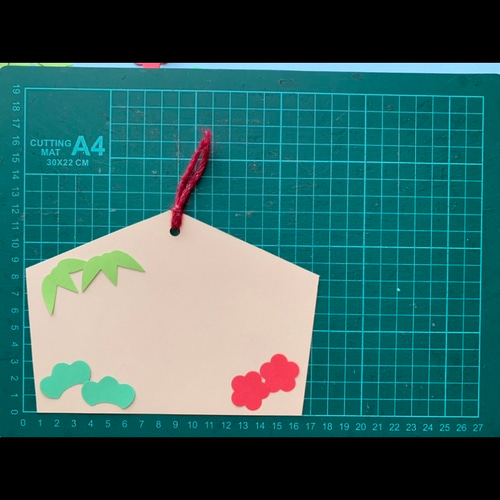 絵馬 ハンドメイド クラフト 壁面飾り ハンドメイド 壁面飾り 2023 1月 お正月 絵馬製作キット 卯年