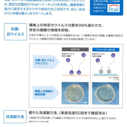 再販！【抗菌抗ウイルスダブルガーゼ生地使用】かすみ草柄ベージュ色　立体マスク 4枚目の画像