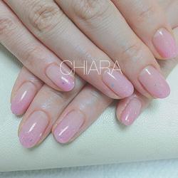 no.143]大人ピンクのシンプルグラデーション/ブライダル/オフィス