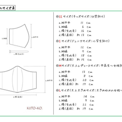 〈選べる４サイズ〉コットン立体マスク【菜の花】NESSHOME 5枚目の画像