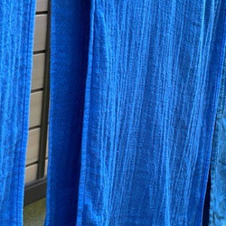 正藍染め　二重ガーゼ　ロングタオル 1枚目の画像